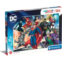 Clementoni - Puzzel - 104 Stukjes - DC Comics - Kinderpuzzel - Vanaf 6 Jaar