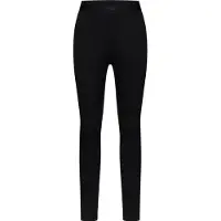Vaude - Women's Monviso Wool Tights II - Merino-ondergoed 38, zwart