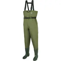 Dam Hydroforce Nylon Taslan Chest Wader Bootfoot Green 40-M Visbroek
