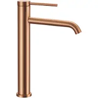 REA Wastafelkraan Clif Brush Copper High