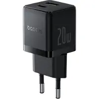 Baseus 20W Wandlader Usb-C Usb-A Voor Telefoons En Snelle Apparaten