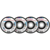 Bosch 2608626159 Lamellenschuurschijf Diameter 115 mm Korrelgrootte (num): 40, 60, 80, 120 1 set(s)