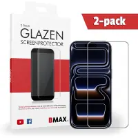 BMAX 2-pack iPhone 17 Pro Max Glazen Screenprotector