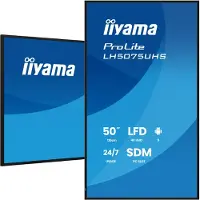 Iiyama LH5075UHS-B2AG Signage Display 50" VA Android 11 4K 500cd 24/7 3xHDMI DP LAN 2x10W WiFi iiSignage2