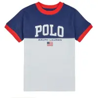 Ralph Lauren T-shirt Korte Mouw SS CN RINGER-KNIT SHIRTS-T-SHIRT kind 10 / 12 Jahre