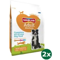 Smolke 2x3 kg adult medium brokken hondenvoer