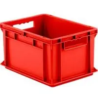 Ssi Stapelbak EF 4220 - polypropeen - L 400 x B 300 x H 220 mm - 20,4 L- rood