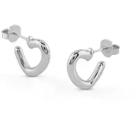 GUESS Oorbellen 'HEART' zilver