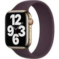 Apple Siliconen solobandje voor de Watch | 38/40/41/42 mm - Maat 3 - Dark Cherry