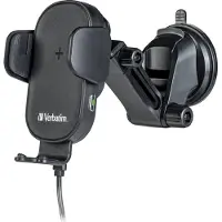 Verbatim FWC-01 Qi houder voor mobiele telefoon in de auto met snellaadfunctie