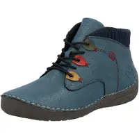 Rieker Veterlaarsjes duifblauw