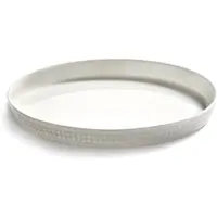 Serax Ann Van Hoey Nido plat bord met boord D16cm bone china wit
