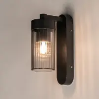 Lumidora Wandlamp 75370 - Voor buiten - MACARENA - E27 - Zwart - Kunststof - Buitenlamp - IP54