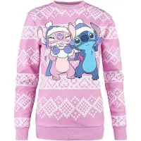 Lilo & Stitch - Disney kersttrui - Winter Stitch - M tot XL - voor Vrouwen - meerkleurig | Maat XL