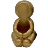 Ideas 4 Seasons Kaarsenhouder hug goud 6x5x8cm