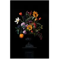 PosterMonkey Poster 60x90 cm - Zonnebloemen - Boeket - Kleurrijk - Posters - Kamer decoratie - Wanddecoratie woonkamer - Muurdecoratie slaapkamer