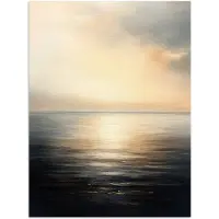 PosterMonkey Poster 90x120 cm - Zon - Horizon - Zee - Posters - Kamer decoratie - Wanddecoratie woonkamer - Muurdecoratie slaapkamer