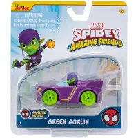 Hasbro Spidey Amazing Friends Green Goblin voertuig - 8 cm - Metaal
