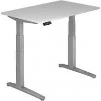 Hjh OFFICE PRO XBHM 12 SS - Grijs 120x80 Tafelhoogte I Elektrisch in hoogte verstelbaar