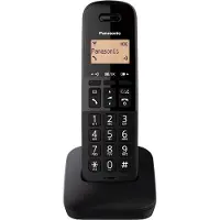 Panasonic KX-TGB610JT, Analoog/DECT-telefoon, Draadloze headset, 50 nummers, Identificatie van de beller, Zwart