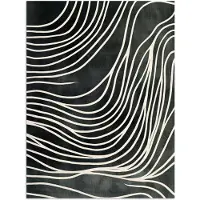 PosterMonkey Poster 120x160 cm - Lijnen - Patroon - Abstract - Wit - Posters - Kamer decoratie - Wanddecoratie woonkamer - Muurdecoratie slaapkamer XXL