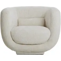 Light & Living Fauteuil Kialy - Chenille - Crème