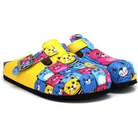 Calceo - Happy Cats Dames Clogs - Handgemaakt - Kattenprint - Maat 38