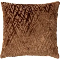 Hoii NICOLA | sierkussen 45x45 cm | Tobacco Brown | bruin | | met duurzame kussenvulling