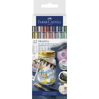 Faber-Castell Marker - Metallic - 12 st. - - OneSize - Markers