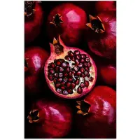 PosterMonkey Poster 20x30 cm - Granaatappel - Rood - Fruit - Posters - Kamer decoratie - Wanddecoratie woonkamer - Muurdecoratie slaapkamer