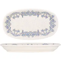 RINART Serveerschaal valeria porselein 25x15 cm set van 2