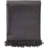 Hoii ANNABELLA | plaid 150x200 cm | Charcoal Gray | antraciet |