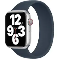 Apple Siliconen solobandje voor de Watch | 38/40/41/42 mm - Maat 6 - Storm Blue