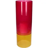 HD Collection Vase Glass Multi 12x12x35cm