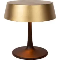Atmooz - Tafellamp Matcha - Goud met Zwarte Binnenkant - Ø 28 cm - Metaal - G9 Fitting - Dimbaar - Modern Design