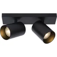 Atmooz - Nuo 2 - Zwart - 50W - GU10 - Metaal - Opbouwspot - Plafondspot - Woonkamer / Eetkamer / Slaapkamer