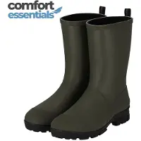 Comfort Essentials - Hoge Regenlaarzen Heren - Groen - Maat 44 - Rubber Laarzen Heren - Outdoorlaarzen Heren - Waterdicht met Demping