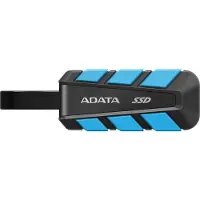 ADATA Externe SSD SC740 2TB Plug&Go blauw 1050/1000 MIL.STD USB Type-C 3.2 Gen 2 (3.1 Gen 2) Zwart, Blauw