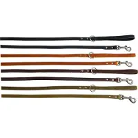 Animal Boulevard Ab30026 - Hals- En Leibanden - Hond - Ab Country Leather Leiband Zwart-12mmx130cm - Maat: 12mmx130cm - 199383