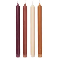 Ferm Living Pure Kaarsen - Lot de 4 Roseate Blend