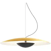 Marset Ginger LED Hanglamp Ginger 60 | Brushed brass-White | Phase cut (Triac)