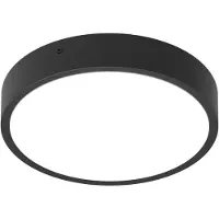 Ledvance LED Bulkhead lamp met sensor 10W | Rond | Beweging & schemer | 3000-4000K | 1220 lumen | IP65 | Zwart