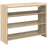 vidaXL Schoenenrek 80x25x62 cm bewerkt hout sonoma eikenkleurig