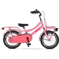 Zonix Meisjesfiets 16 Inch Roze Kinderfiets Transport Voor Meisjes Van 4 Tm 6 Jaar Geschikt Voor Kledingmaat 100-115