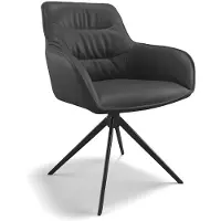 Molecule Eetkamerstoel Como A804 Black Cat.a Leather