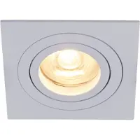 Lighto Inbouwspot wit vierkant kantelbaar - Met GU10 fitting