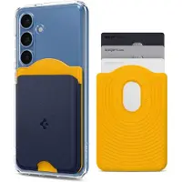 Spigen Nano Pop MagFit - Kaarthouder Compatibel met MagSafe - Magnetische Pasjeshouder - Portemonnee voor Drie Pasjes - Blauw