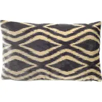 Hoii AMORA | sierkussen 30x50 cm | Charcoal Gray | antraciet | | met duurzame kussenvulling