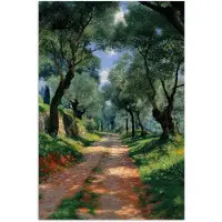 PosterMonkey Poster 60x90 cm - Pad - Bomen - Schaduw - Posters - Kamer decoratie - Wanddecoratie woonkamer - Muurdecoratie slaapkamer
