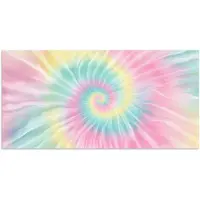 PosterMonkey Poster 40x20 cm - Pasteltinten - Tie dye - Roze - Posters - Kamer decoratie - Wanddecoratie woonkamer - Muurdecoratie slaapkamer